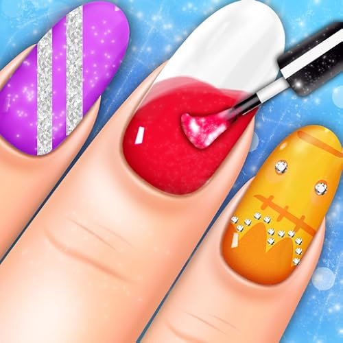 Acrylnägel-Salon-Spiele! Nagelkunstsalon - Maniküre