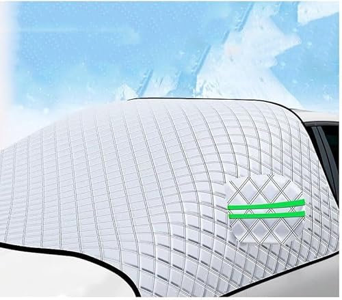 HODGON Frontscheibenabdeckung Winter Für VW Golf 8, Winter Windschutzscheibe Abdeckung Faltbare Die Gegen Schnee EIS Frost