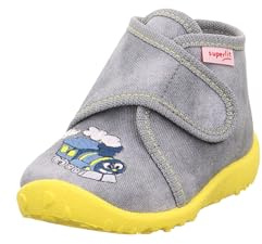 Superfit Jungen SPOTTY Hausschuhe, GRAU 2010, 26 EU