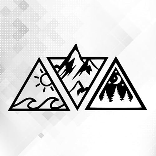 Welle Meer Sonne Berge Wald Landschaften Van Wohnmobil 3263 // Sticker Aufkleber vers. Größe Farbe