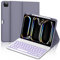 IVEOPPE Tastiera iPad Pro 11 M4 (2024, 5a Generazione), Cover iPad Pro 11 5 Gen 2024 con Tastiera, Tastiera Italiano Retroilluminata Bluetooth Staccabile per iPad Pro 11 M4 2024, Viola lavanda