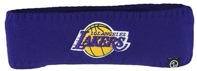 Los Angeles Lakers NBA Offiziell lizenziertes Strick-Stirnband, Team-Farbe-Symbol