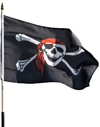Banderas internacionales - Bandera (Piratas) - Bandera de los Piratas 90 x 150 cm - Mundial