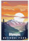 Wandposter, Motiv: Olympischer Nationalpark, abstrakte Naturlandschaft, Wald, Wandkunst, Bild, geeignet für Schlafzimmer, Büro, Zimmer, 30,5 x 45,7 cm, ungerahmt