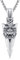 MEDWISE Löwe Halskette 925 Sterling Silber Kette Löwe Herren Pfeilspitze Kette Keltisches Anhänger Amulett Löwe Schmuck für Herren Männer Jungen Damen Geschenke 20+2'' Edelstahlkette Weihnachts
