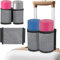Thinp Luggage Cup Holder - Suitcase Drink Holder for Flight Attendant Gifts, Grey