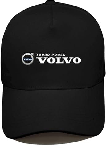 VTRWLMWN Autos Baseballkappen mit Abzeichen, für Volvo verstellbare Gebogene Baseballkappe Sport Baseballkappe,OneSize