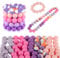 100 Pcs 15mm Silicone Beads, 5 Styles Silicone Round Beads, Silicone Beads Bracelet Making Kit, Silicone Beads Bulk for Bracelets, DIY Threading Beads for DIY Bracelet Jewelry