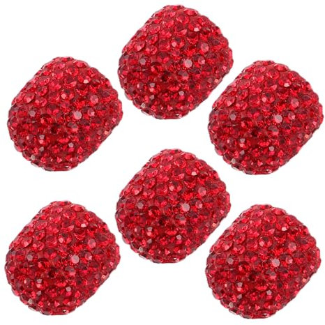 Gatuida 6stücke Strass-reifenventilkappen Glitzernde Reifenventil-staubkappen Kristall-ventilkappen Für Autos Fahrräder Lkws Motorräder