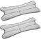Okeeyseda 1 Set 2 Pcs Fiber Flat Mop Floor Cleaning Cloth X Type Replace Cloth Mop Cloth Household Cleaning Mop Accessories