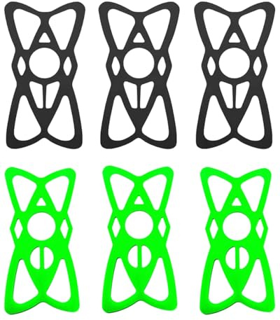 TPZORJX 6PCS Haltegurt für Motorrad-Handyhalterung, fahrradlicht gummiband, Ersatz-Silikonbänder für Fahrrad-Handyhalterung, Handy-Halterung Gummiband Sicherheitsbänder