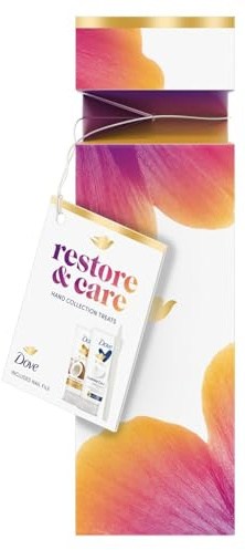 Dove Hand Treats Collection Gift Set - Moisturising Hand Creams Essential & Coconut, Deep Nourishment with Pleasant Scents, Fast Absorbing Formula for Soft, Hydrated Hands