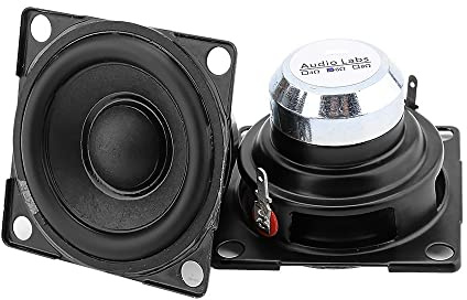Speaker Driver, 2 Inch Full Range Speakers 6 Ohm 15W Single Color Pack of 2