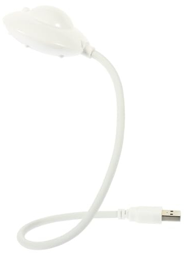 Homoyoyo USB Powered LED Desk Lamp Flying Saucer Table Light 1W USB Charging Portable LED Reading Lamp for Home Office Night Use