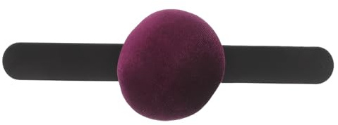 DECORNIJIA Coussin à Épingles de Poignet 1 Pièce en Velours, pour Designers | Rembourrage PP Coton, Léger et Doux au Toucher, pour Projets de Couture, Aide à Garder les Aiguilles à Portée