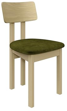 Mirjan24 Esszimmerstuhl Kizeko II, Polsterstuhl, Rahmen aus Buchenholz Gepolsterte Sitzfläche aus Stoff Stuhl für Arbeitszimmer Esszimmer Küchenstuhl (Sonoma/Zetta 297)