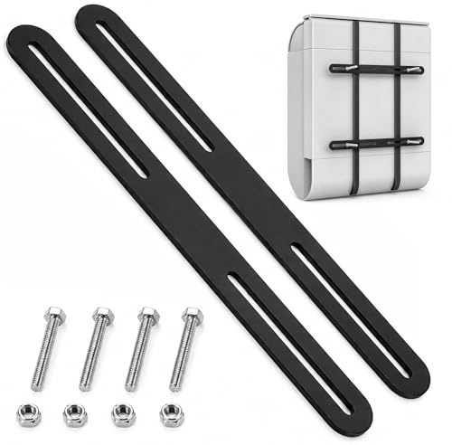 Set di fissaggio per cassetta delle lettere, 2 pezzi, fissaggio a doppia asta, 280 x 24 mm, accessori per recinzione, cassetta delle lettere, set di montaggio per la riparazione di mobili