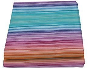 Italian Bed Linen Fantasy Rainbow Telo Copritutto Stampato 1 Posto, Microfibra