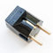Schuko-Stecker aus Duroplast (Bakelit-Optik), Schutzkontaktstecker, schwarz
