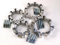 Spurverbreiterungen kompatibel mit Herkules Adly Hurricane 450/500 35/45 mm Set x4 vorne+hinten
