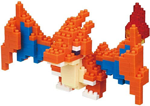 Nanoblock Klemmbaustein Set Pokémon MEGA Charizard Y 310 Teile, Geschicklichkeitslevel 3, NBPM-058