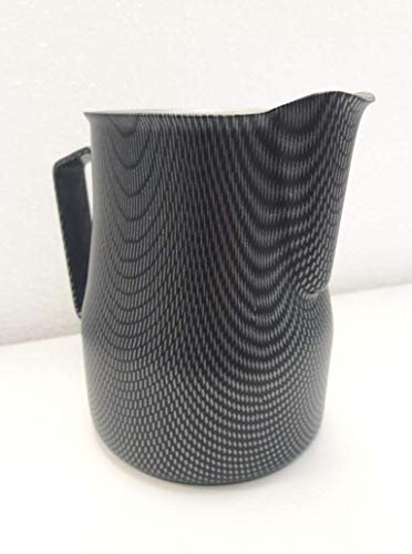 Metallurgica Motta Milk Jug Europe | Stainless Steel | Carbon Look | Lattiera | 0.50 L x Brown