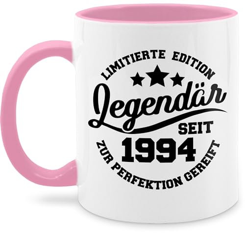 Tasse Tassen 325ml - 30. Geburtstag - Legendär seit 1995-325 ml - Rosa - geschenk frau 30 zum dreissig 1993 kaffeetasse zum+30.+geburtstag jährigen 30ig 1994 kaffeebecher lustig 30.ten 30ten