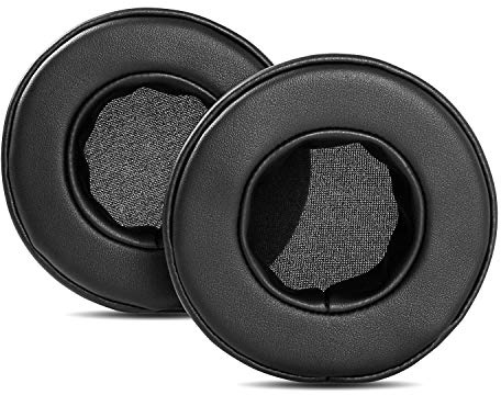 Replacement Ear Pads Cushions Cups Foam Earpads Compatible with Mpow EG3 Pro Gaming Headset | Earpads with Protein Leather Pillow Memory Foam-Black
