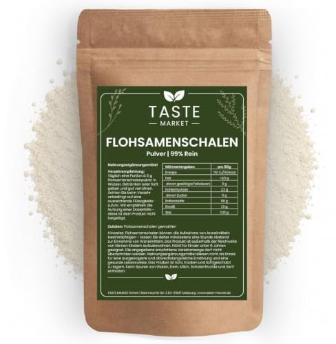 10 kg Flohsamenschalen Pulver – 99% rein – indische Flohsamenschalen –TOP Qualität