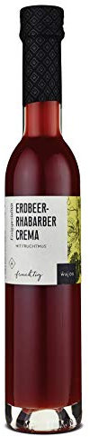 WAJOS Erdbeer-Rhabarber Crema mit Branntweinessig, 250ml Essigzubereitung, 3% Säure