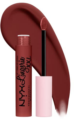 NYX Professional Makeup Lip Lingerie XXL, Flüssiger Lippenstift für langen Halt, Vegane Formel, 08 Straps Off