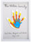 Pearhead Clear Family Handprint Frame, DIY Art Print Keepsake, Home Decor, Gift For New and Expecting Parents, 4 Paint Colors Included