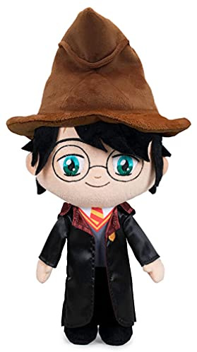 Mago de Peluche de Harry Potter con Sombrero y Capa - Multicolor - 29cm