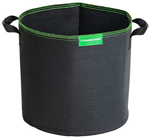 WUNDERGARDEN Lot de 4 Sacs de Plantation de 30 l - pour Potager - pour Parterre de légumes - Diamètre 35,6 x Hauteur 30,5 cm