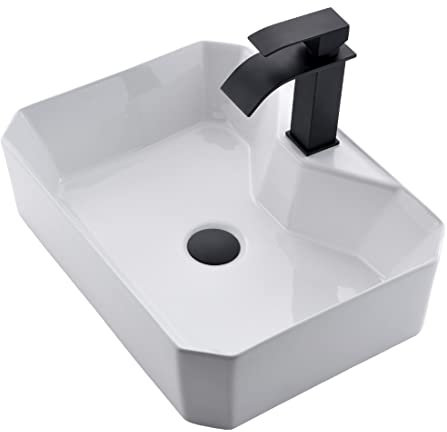 Fregadero de cerámica blanco del recipiente del cuarto de baño, fregadero Sma2015B del lavabo del arte del balcón del cuarto de baño del cuenco de la porcelana de Scamall