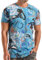 RONOMO Men's Round Neck Short Sleeved T-Shirt | Medium Elasticity | Soft and Breathable | Pre Shrunk Treatment| (TY Blue 4XL)