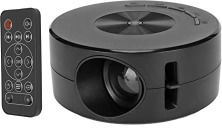 Mini Projecteur LED, Projecteur de Film Portable 1080p avec Même Fonction D'écran et Haut-Parleur intégré, Cinéma Maison avec Alimentation Mobile