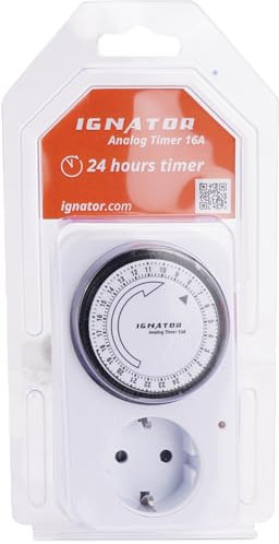 Analoge Zeitschaltuhr Ignator 16 A. Max. Ladeleistung 3500 W - zuverlässig und wirtschaftlich