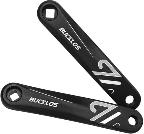 BUCKLOS Crank Arm Available in Square/Diamond Hole,152MM/170MM Bike Crank for Electric Bicycle