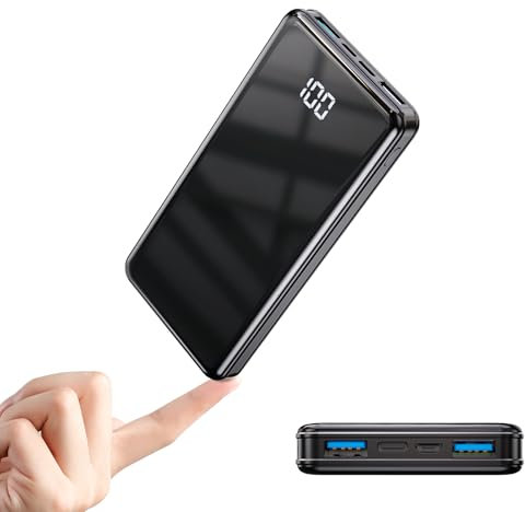 Portable Phone Charger Power Bank 12000mAh Fast Charging, PD 22.5W USB C Small External Battery Pack Power Banks, Slim Phone Charger for iPhone Samsung Galaxy Pixel Camping
