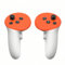 Ersatz-Scheibenabdeckung für Meta Quest 3 Controller, VR-Zubehör, Reparaturteil, benutzerdefinierte Oberschale für Oculus Quest 3 Links-Rechts-Controller, Orange