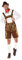 Morph Bayerische Lederhosen Herren, Oktoberfest Kostüm, Traditionelle Tracht für Feste, L
