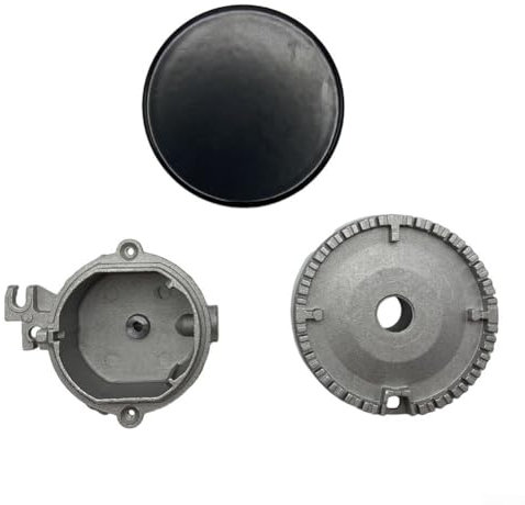 Universal Burner Crown Flame Cap, Metal Gas Oven Stove Cap Replacement Part, 55mm, 75mm, 100mm(Flat 100)