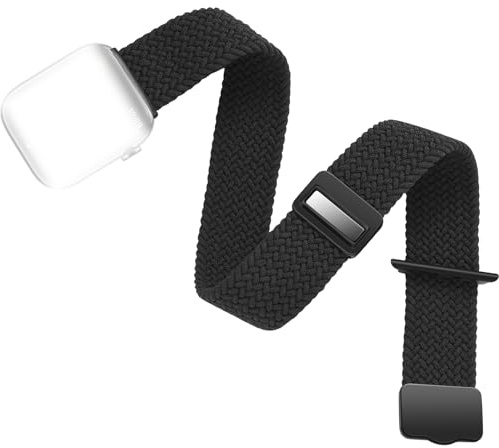 Arm/Ankle Watch Band Compatible with Apple Watch 49mm 45mm 44mm 42mm 41mm 40mm 38mm,Magnetic Braid Breathable Armband for Iwatch Ultra SE 9 8 7 6 5 4 3 2 1 Series,Adjustment Sport Strap for Women Men