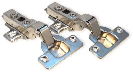 IHC 2 Stück 35mm Innenanschlag Topfband mit hydraulisch Dämpfer Scharnier Topfscharniere Topfbänder