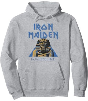 Iron Maiden - Pyramid Sphinx Heather Grey Pullover Hoodie