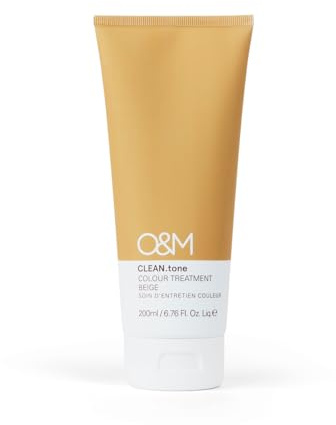 O&M CLEAN.tone Beige (200ml) – Farbauffrischende Haarkur für blondiertes Haar – Pflegt & tönt Hellblond bis sehr hellblond – Ohne Sulfaten & Silikonen – PETA-zertifiziert, vegan, Made in Australia