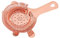 Akozon Colino Cocktail Tipo Wintersweet Meno Acciaio Bar Strainer Barman Filtro Ghiaccio Accessori Barman Oro Rosa Accessori Professionali per l'Uso (Oro Rosa)