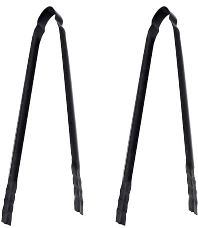 Htuygyjaw Pinces à Feu de Camp Pinces à Charbon de Bois pour Poêle Pinces à Bois de Chauffage pour Cheminée Grillades Cuisine Camping Foyers Accessoires