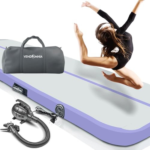 AIR Tracking TRACK Matte - aufblasbar, Tumbling Matte 10 cm - 20 cm hoch, mit elektrischer Pumpe, Farbwahl, Größe: 1 2 3 4 m Tumblingmatte, Gymnastikmatte, Turnmatte, Trainingsmatte, Fitnessmatte